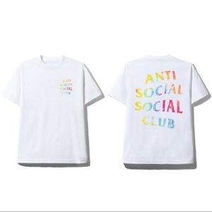 THAI DYE WHITE TEE ANTI SOCIAL SOCIAL CLUB SS19